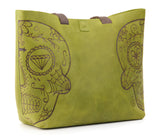 Bag "  Acid Green Mexican Skull"